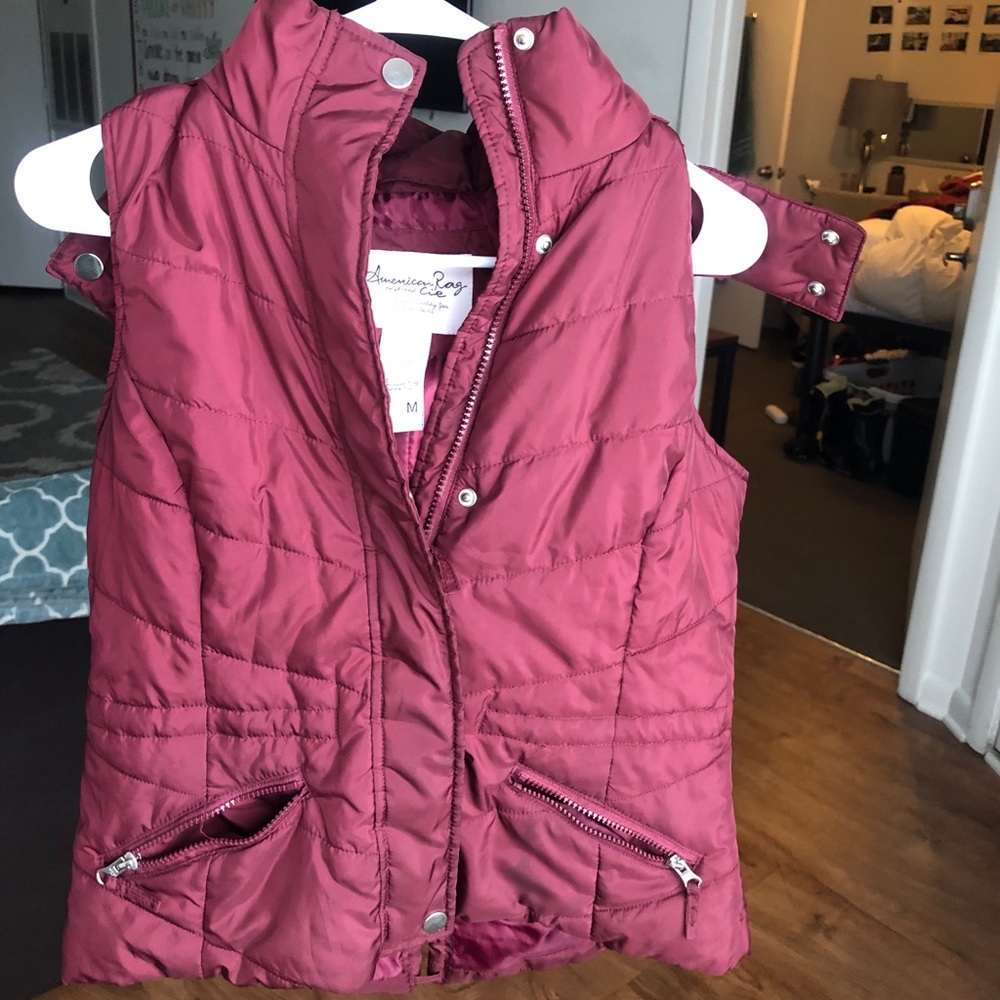 Burgundy Vest